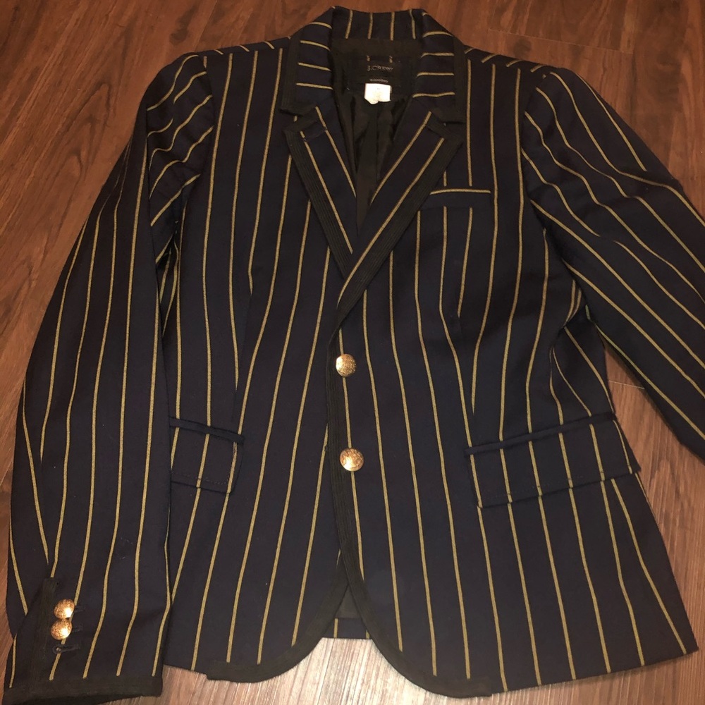 J. Crew Striped Blazer